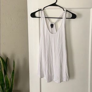XS PL Movement white yoga tank top